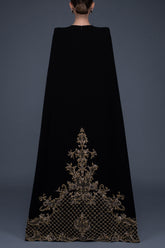 Zarela Cape & Sleeveless Dress